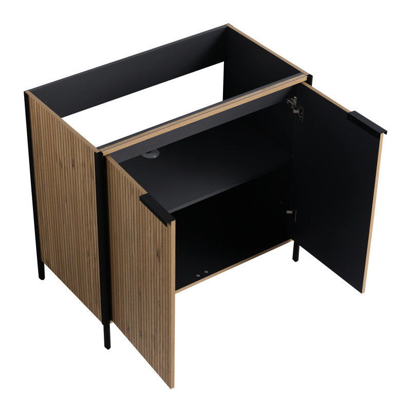 Armoire de salle de bain 36 po - Contreplaqué de meuble-lavabo moderne contemporain, 36"