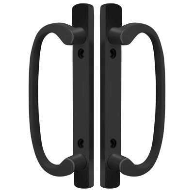 8.5" Legacy Sliding Patio Glass Door Dummy Handle Set – Sash Controls 2265 Handle Replacement – Fits 3-15/16" Screw Holes, 1-1/4" To 2-1/4" Thick Doors – No Latch, No Mortise Lock