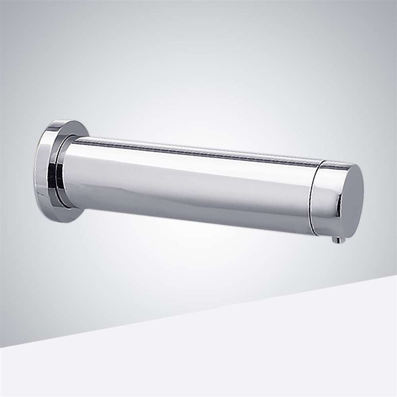 BathSelect Chrome Finish Wall-Mount Commercial Dual Automatic Soap Dispenser