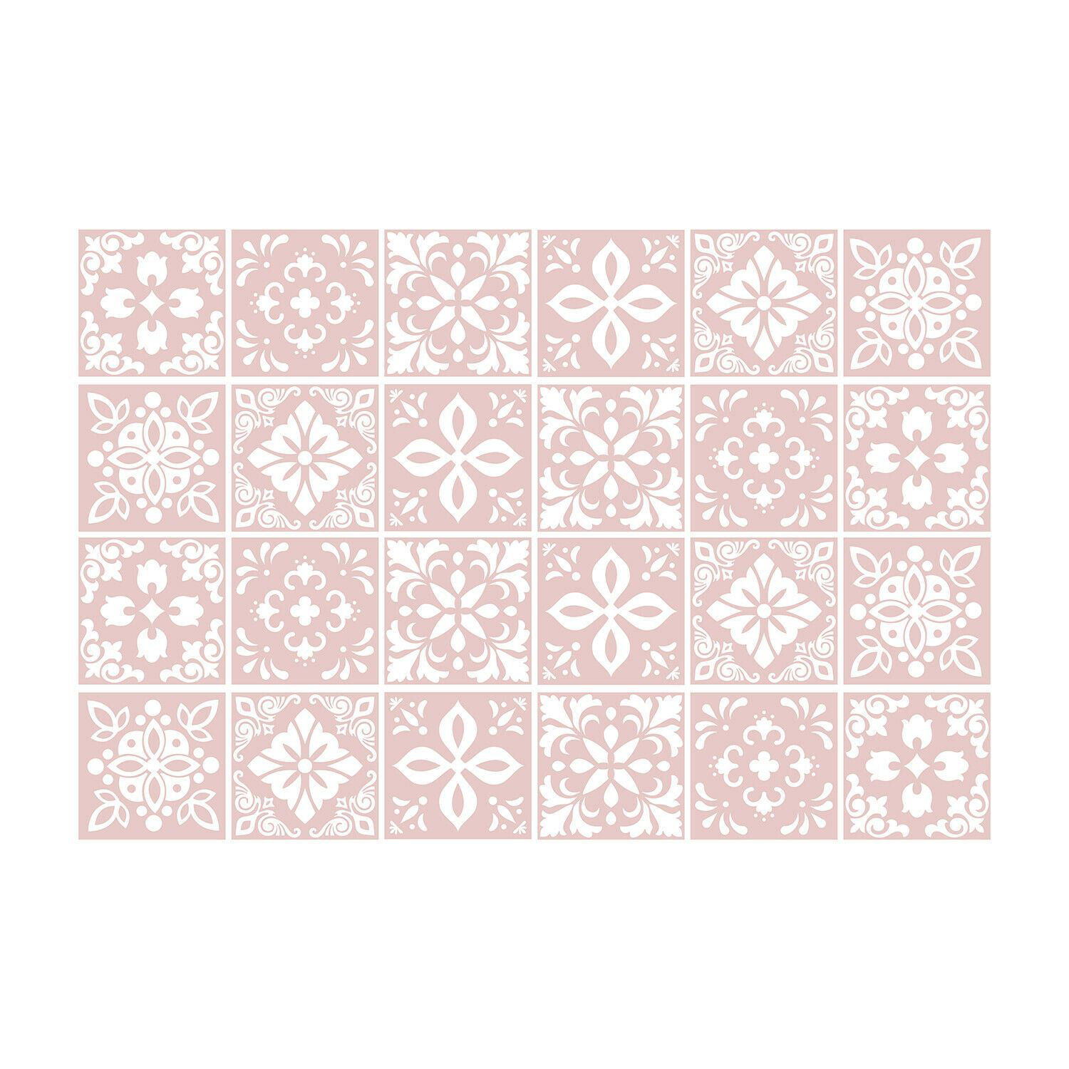 5.91'' W x 5.91'' L PVC Peel and Stick Field Tile