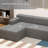 Boneless 87" Modular Sectional Sofa, L-Shape Cloud Sectional Couch, Cozy Boneless Couches For Living Room (Dark Grey, Left Facing Chaise)-1415993450-1415993452