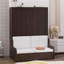 Grand lit escamotable avec coussin-107287449