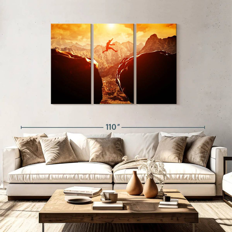 Saut Siriff Extreme Cliff, H 48 po x l 74 po