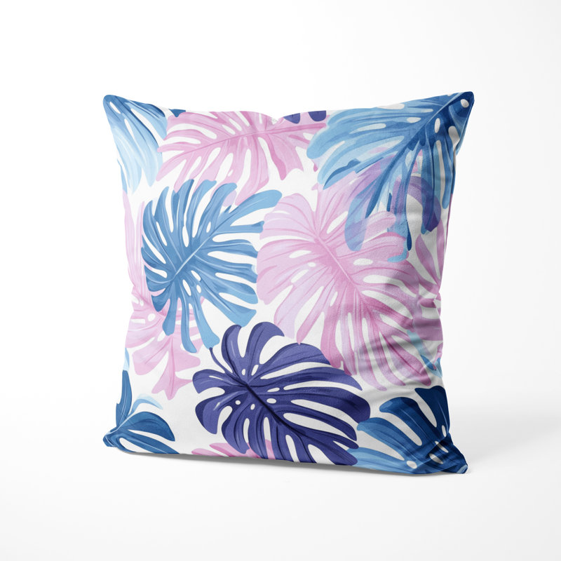 Coussin Floral, H 16 po x l 16 po