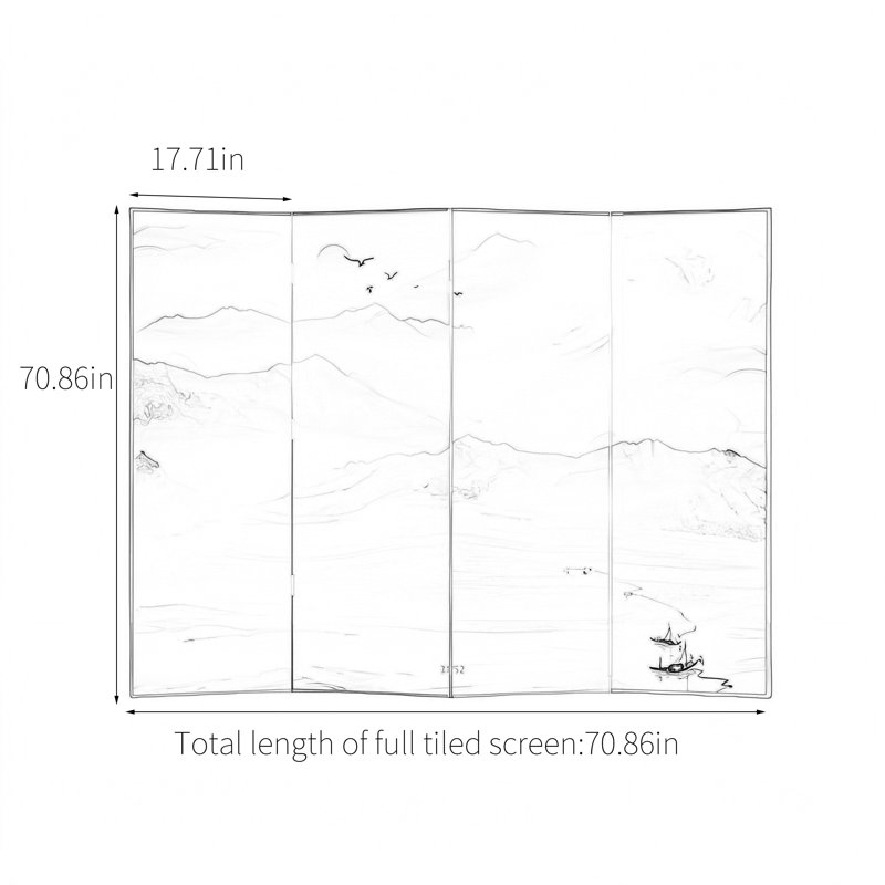 Alejo, 70.86" H x 70.86" W x 1.37" D