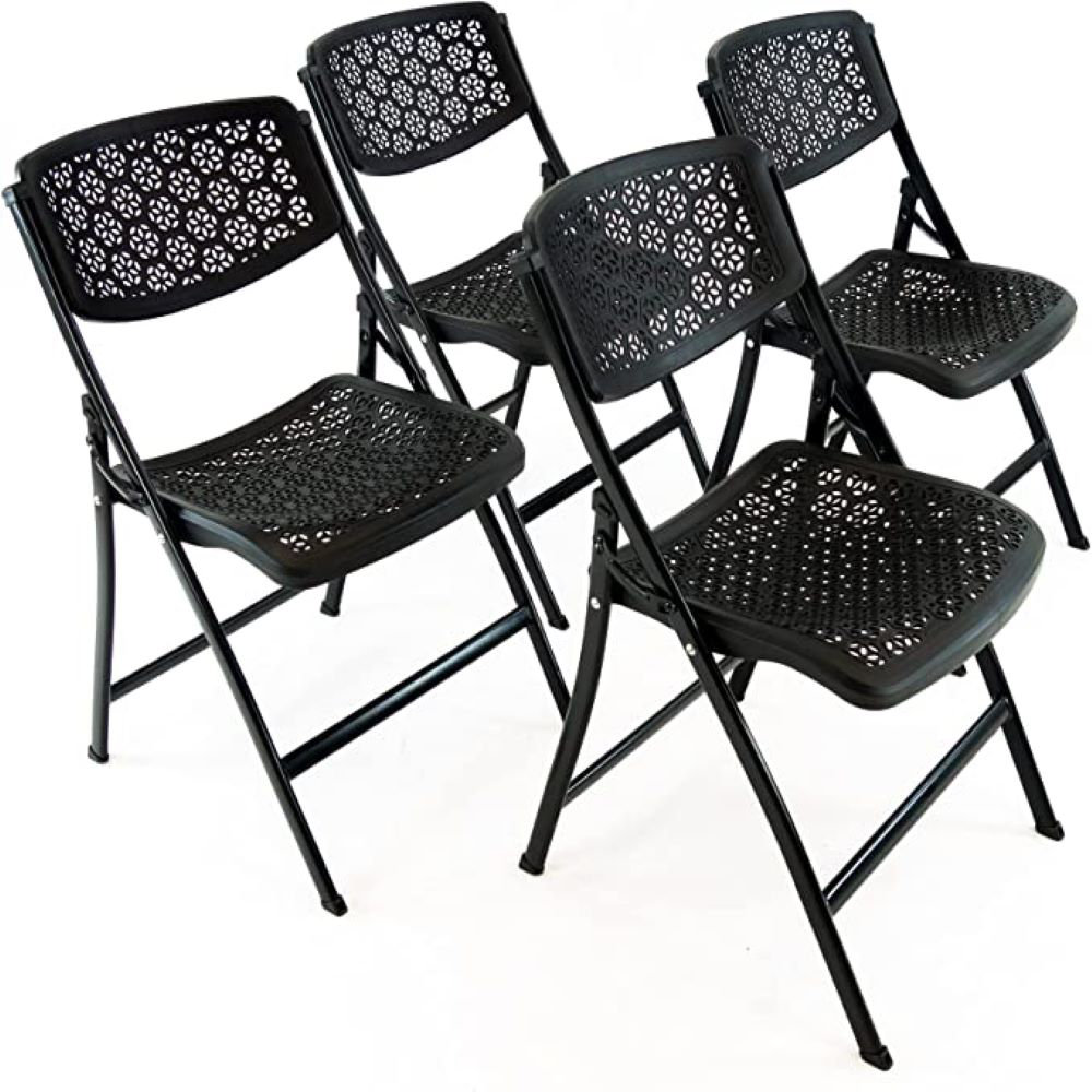 Plastic and metal 2024 folding chairs