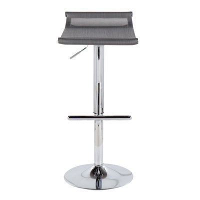 Dwerg Swivel Upholstered Adjustable Height Counter Stool with Metal Frame