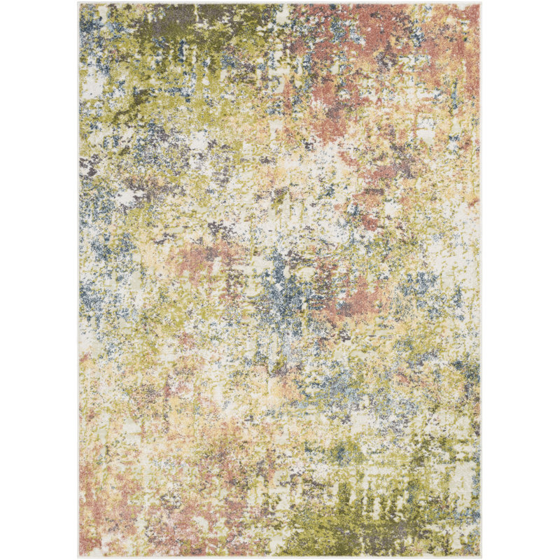 Rinker Abstract Indoor Rug, Rectangle 5'3" x 7'3"