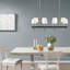 Lustre traditionnel 8 lumières avec abat-jour tambour Fairmount