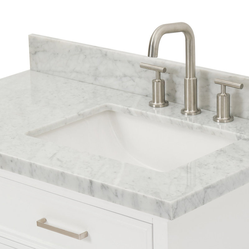 Kensington 37'' W Single Vanity, Right, White