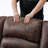 Intars 39.8" Wide Classic and Overstuffed Top Faux Leather Power Standard Recliner with USB Port-855845297