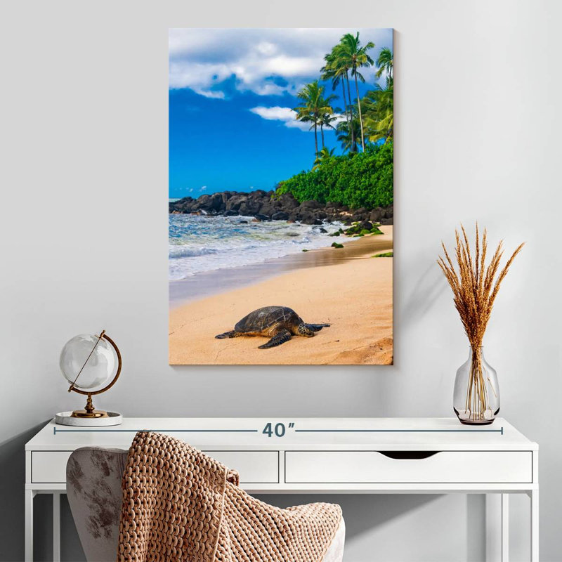 Tortue de mer Brampt Honu, H 30 po x l 20 po