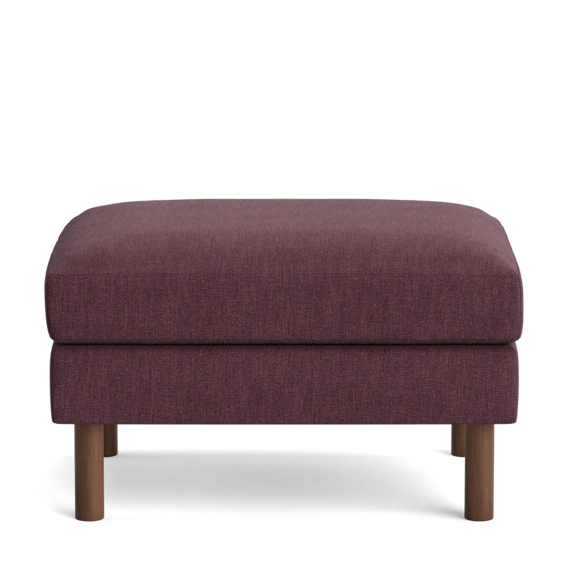 Laguna Ottoman, Performance Weave - Aubergine