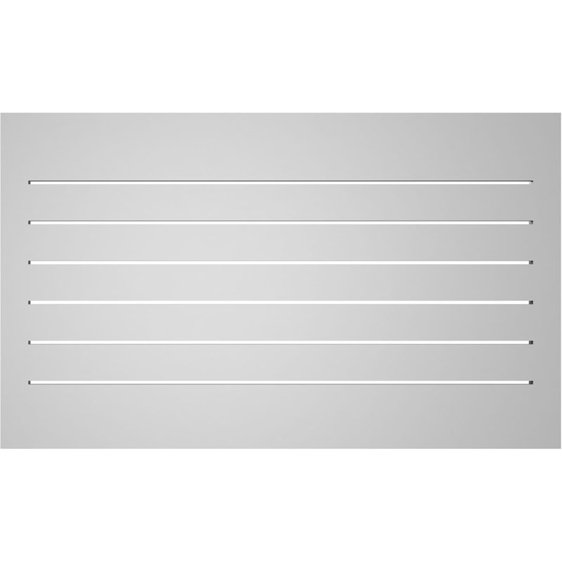 Rectangle Surface Mount Signature Urethane Functional Gable Vent, Primed Tan, 24" H x 40" W x 2" D