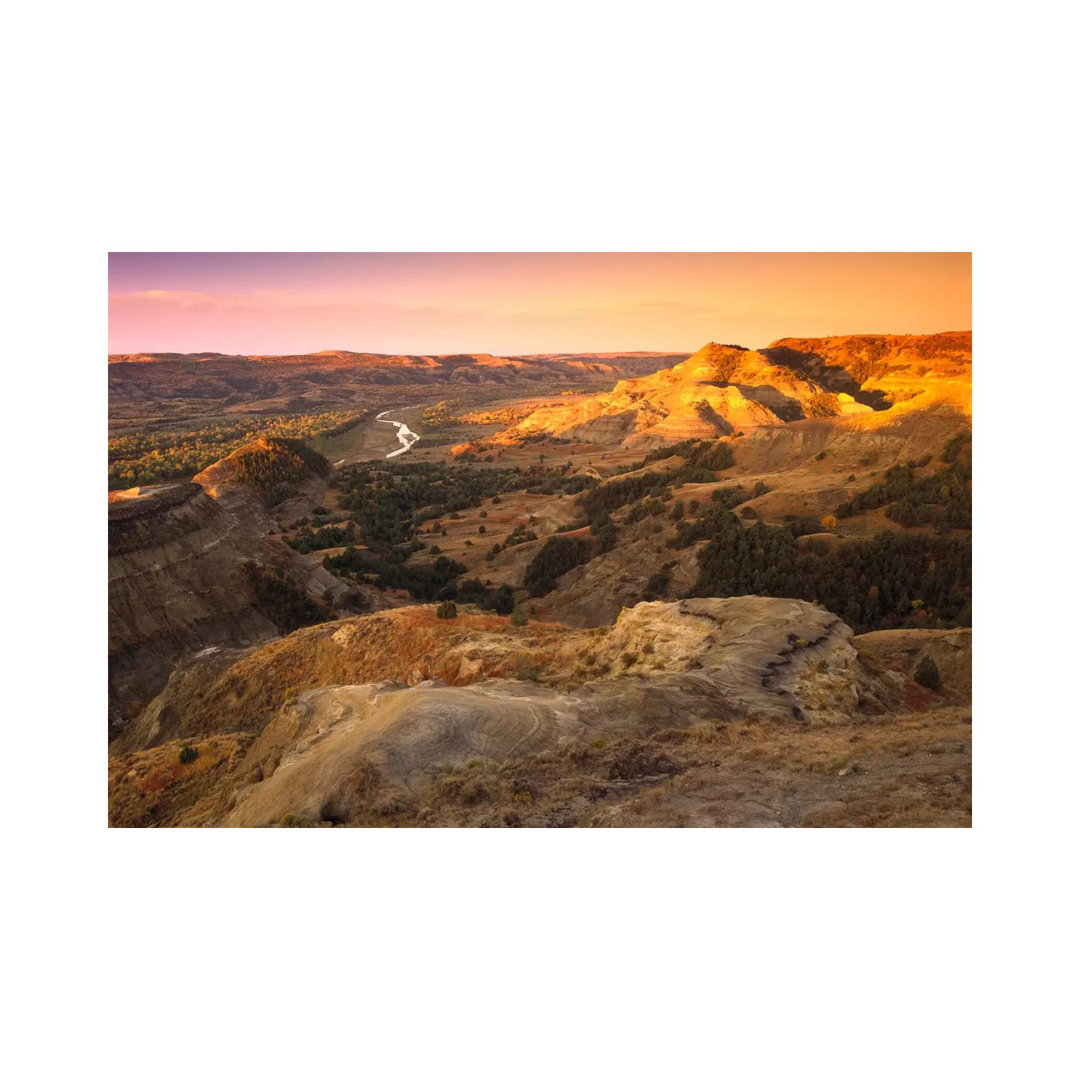 Little Missouri River, Theodore Roosevelt National Park, North Dakota by Tim Fitzharris - Wrapped Canvas Print