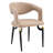 Dixfield Polyurethane Metal Upholstered Back Side Chair-1012883315-1009767660