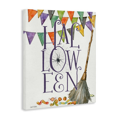 Toile d'Halloween SpellBond, design par Leslie Trimbach