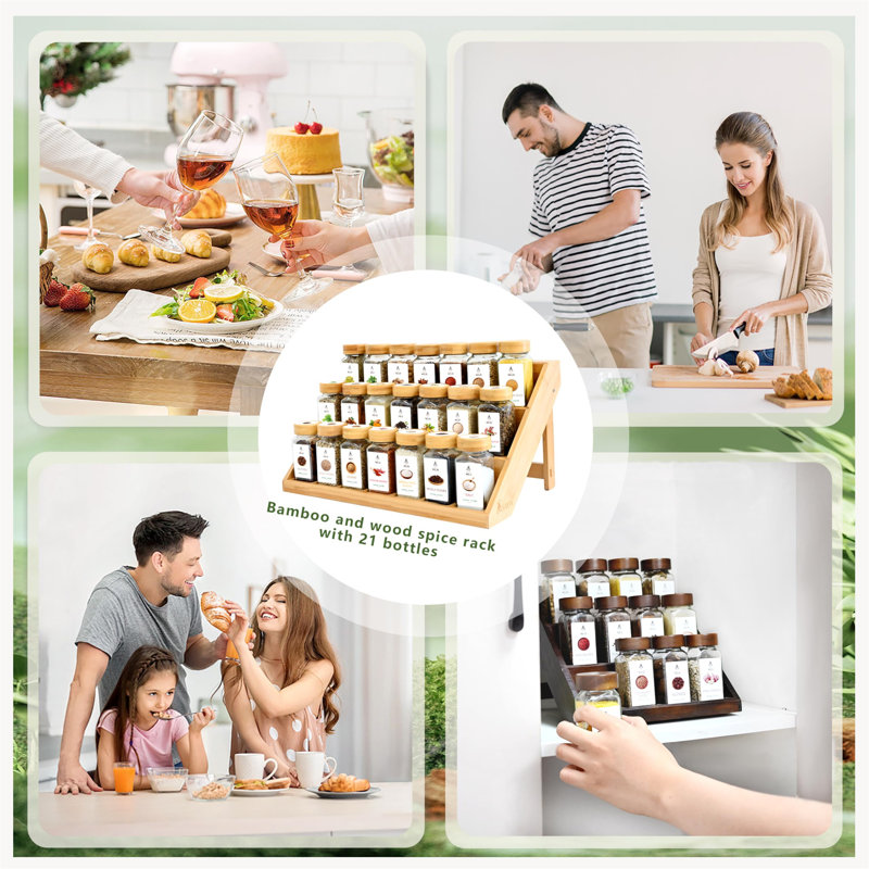 Spice Jar & Rack Set