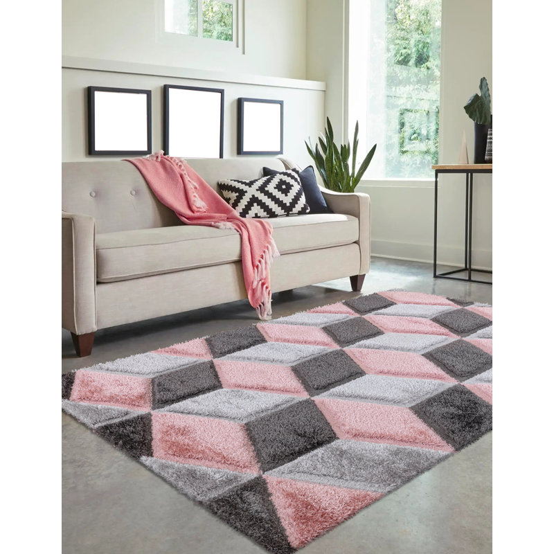 Solid Colour Area Rug, Rectangle 200 x 290 cm