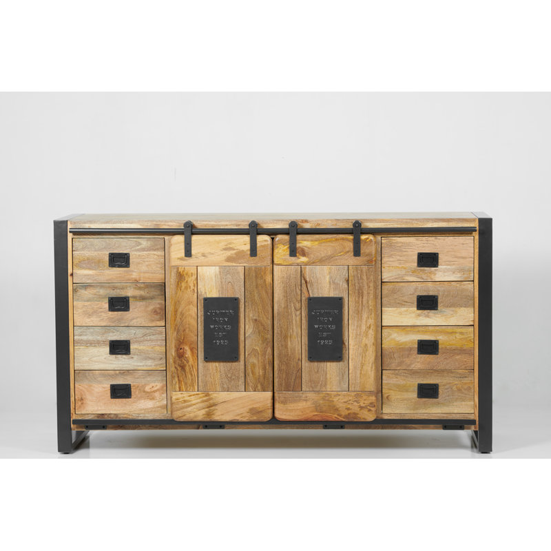 Everard 160cm Solid Wood Sideboard