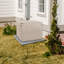 Housse carrée pour climatiseur de chalet Modern Leisure, 36 po x H 30 po, beige