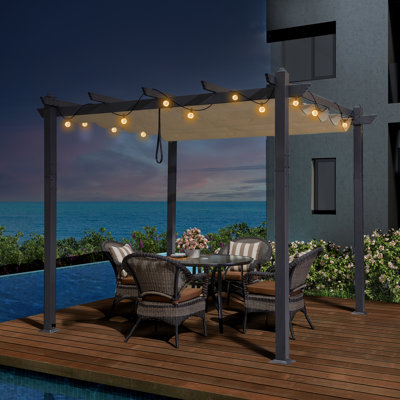 3m x 3m Metal Pergola