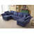 Navy Polyester Blend selected