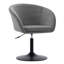 Velvet Swivel Barrel Chair-2003668693