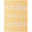 Tapis intérieur / extérieur jaune Artressia-1969146502