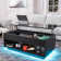 Bice Lift Top Coffee Table with RGB LED Light Strip, Hidden Compartment & Open Shelf