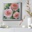 Sweet Peach Bouquet - peinture sur toile encadrée-503488029-503488247