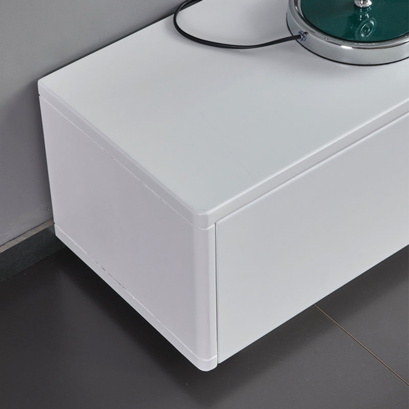 Simple white fashion home TV cabinet coffee table