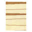 Hand Woven Cotton and Wool Striped Area Rug