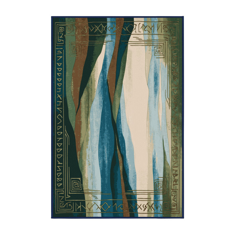 Tranquil Maze Rug, Rectangle 5' x 8'