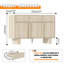 Buffet moderne opulent avec plateau en faux marbre-132916962