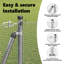 120 cm H x 1000 cm W Steel Border Fencing