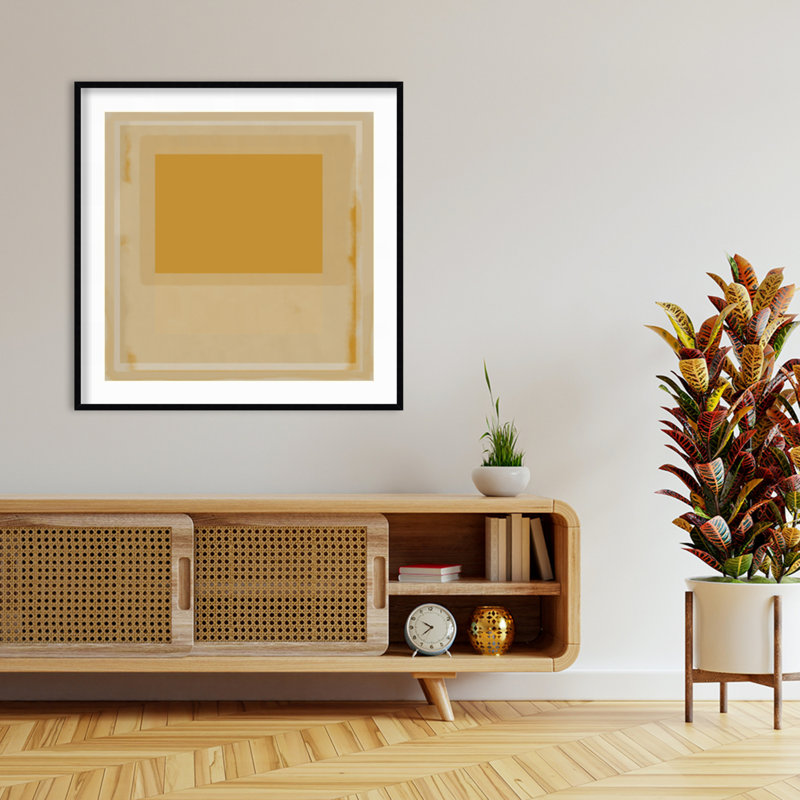 «Pastel Geometric 07» partexor, impression sur bois encadrée