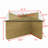 31.5 Inch Glass Coffee Table, Mid-century Modern Square Coffee Table, Living Room Wooden Coffee Table Antique Square Center Cocktail Table With Tempered Glass Top-56262518