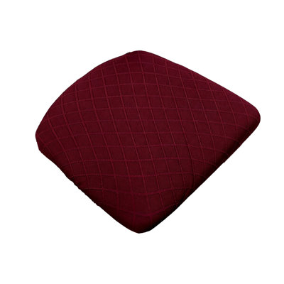Polyester Cha ir Cushion Rhombus Chair Cushion Cover  Dining Chair Slipcover For Hotel Restaurant And Home Use