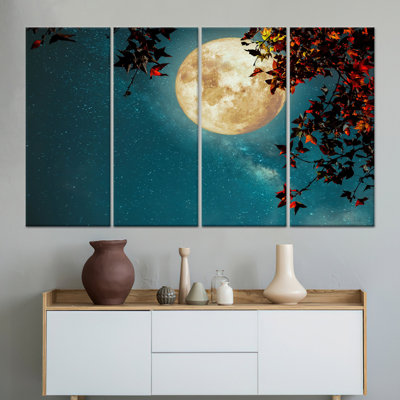 Art moderne sur toile, paysage moderne, impression sur toile 4P