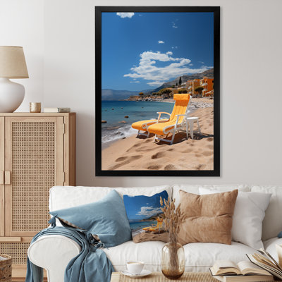 Tamica France Cote Dazur Bliss I, reproduction d'art sur toile