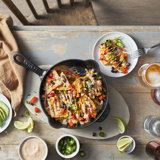 Pans Cast Iron Traditional Deep Frypan
