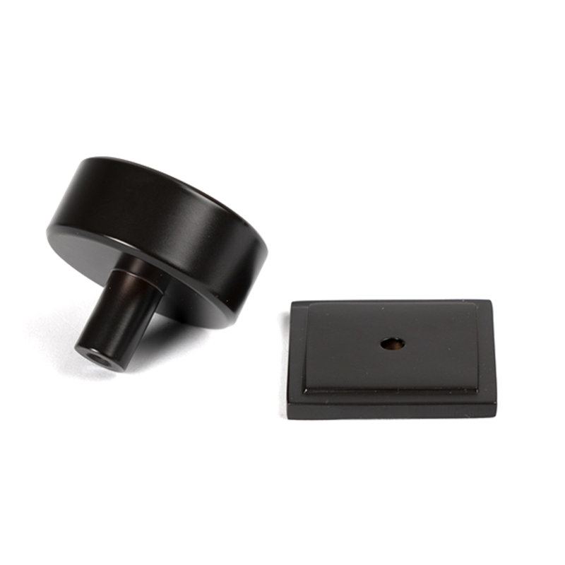 38mm Square Knob, Aged Bronze