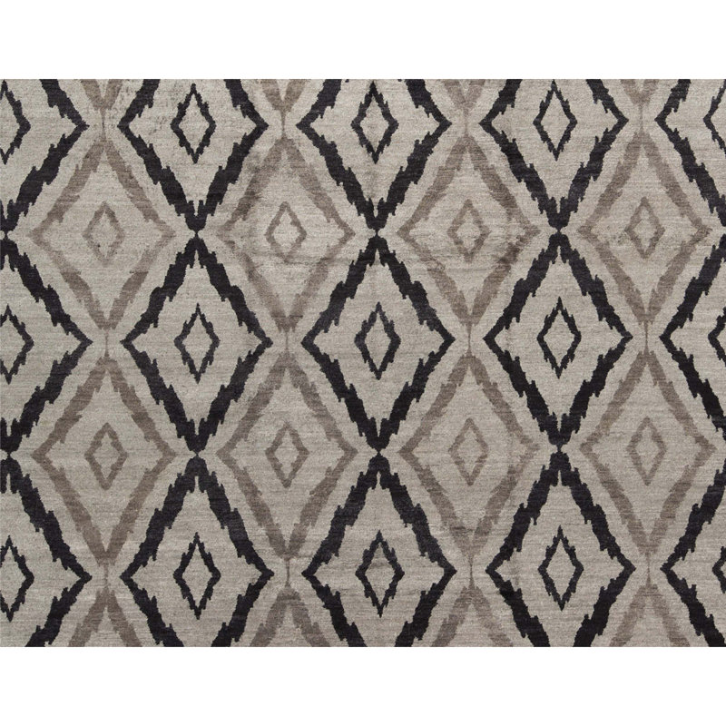 Wool Ikat Area Rug