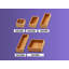 Bamboo 2"H x 3"W x 3"D Drawer Organizer