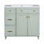 Armoire de salle de bain avec 2 tiroirs et 1 tablette, 2 portes-100933791