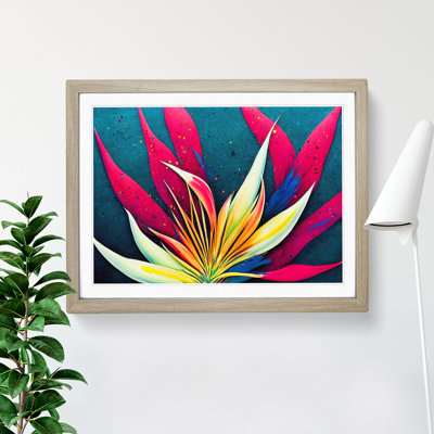 Bird Of Paradise Flower Splash Vol.6 - Single Picture Frame Print