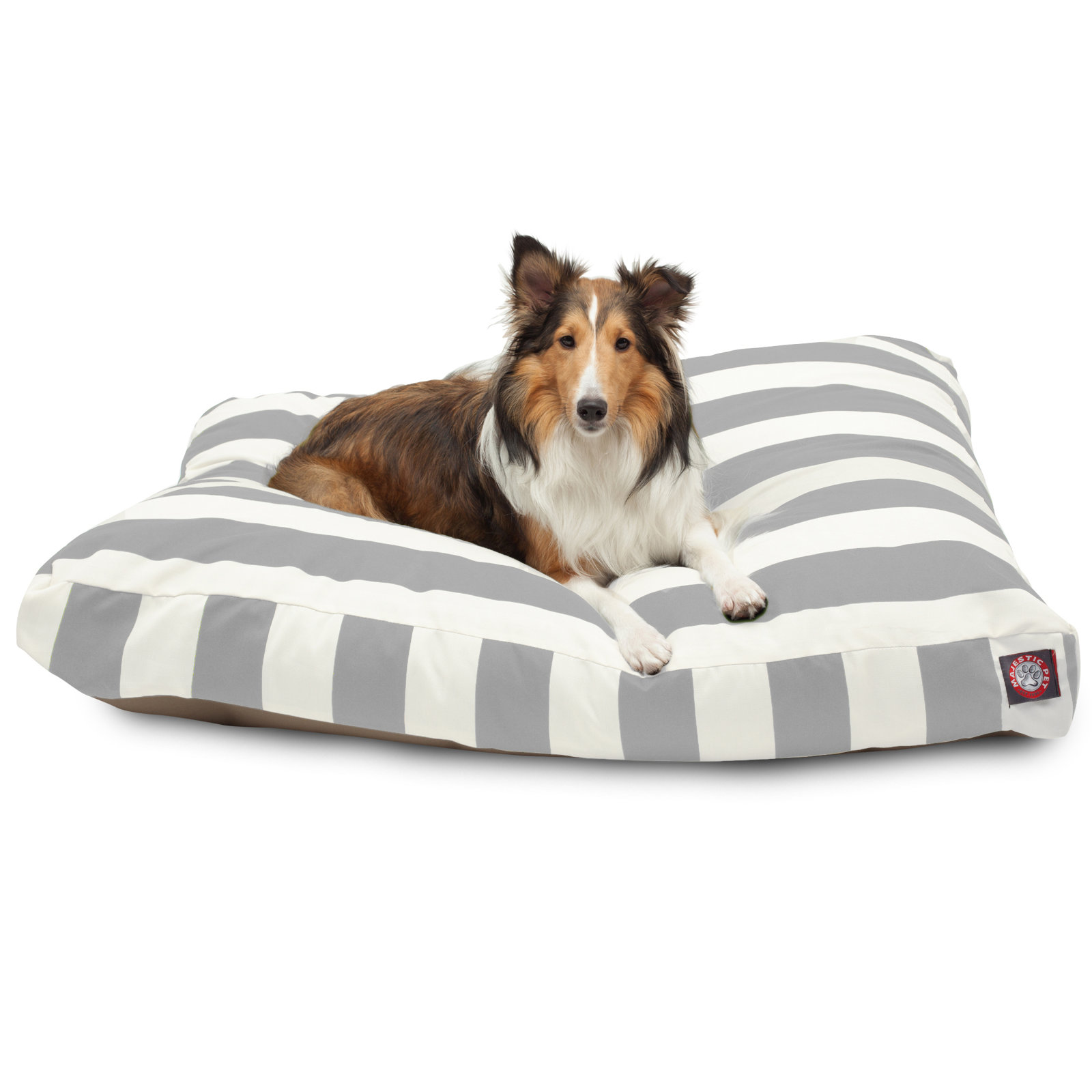 Majestic Washable Pet Bed, Large (36" W x 44" D x 5" H), Gray