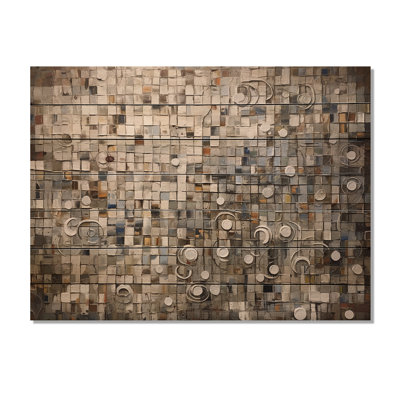 Boho, mélange d'art mural mosaïque bohémienne