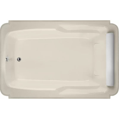 Atlandia 74'' x 48'' Soaking Acrylic Bathtub